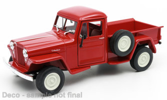 Jeep Willys, red, 1947